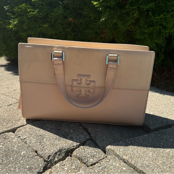 Tory Burch Leather/Suede Purse - Picture 2 of 10